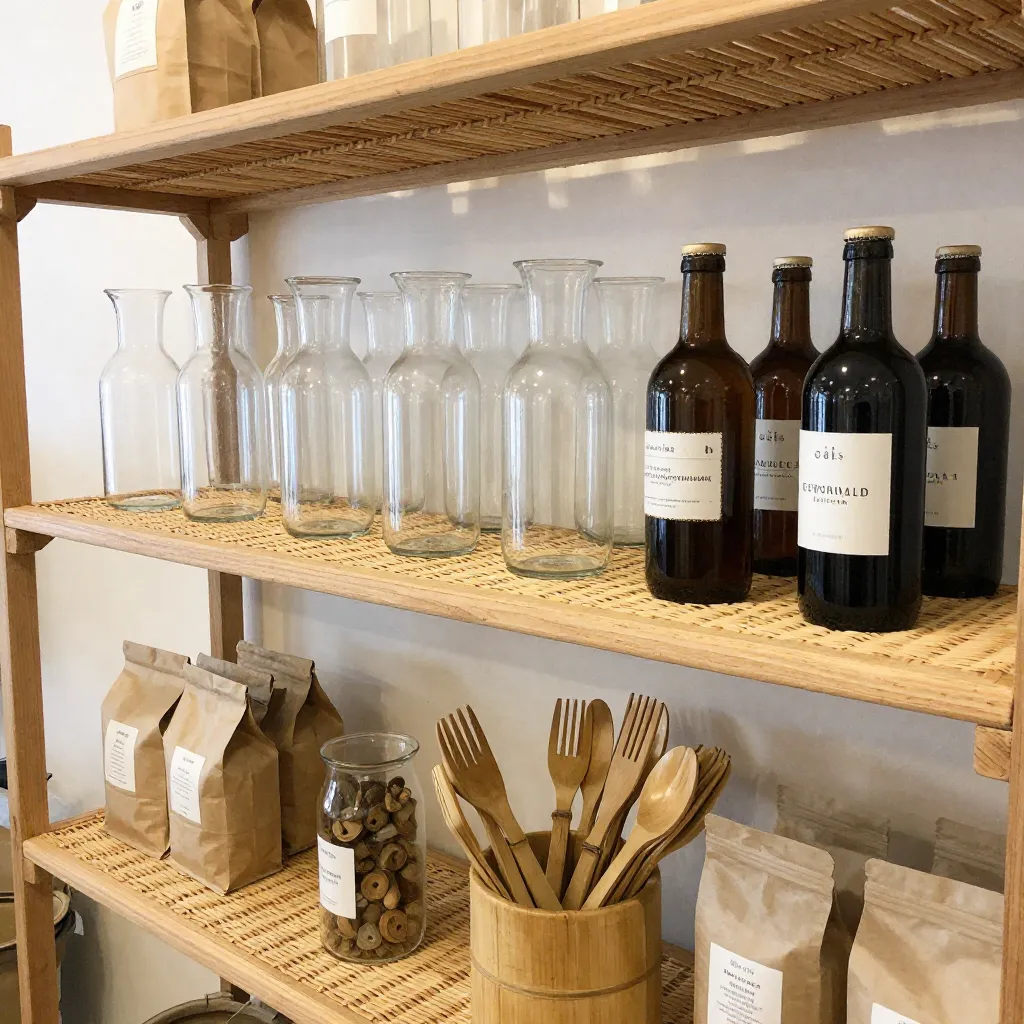 Refined glass carafe with elegant design